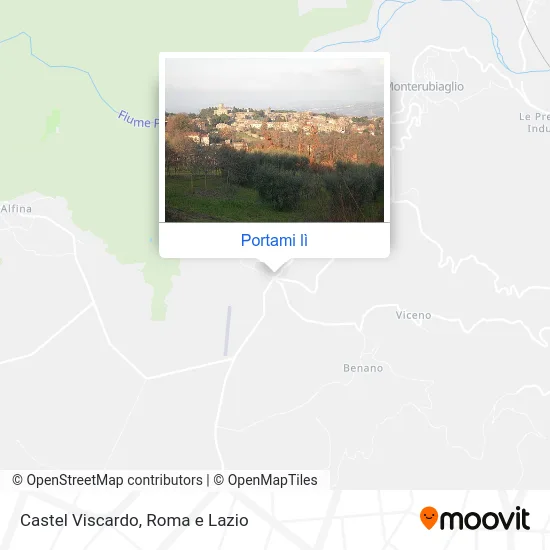 Mappa Castel Viscardo