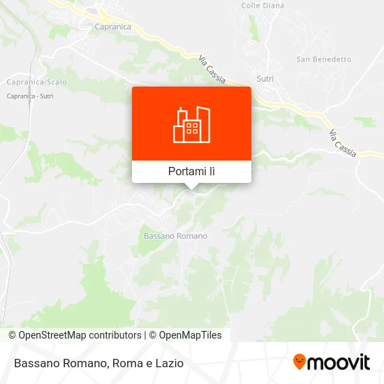 Mappa Bassano Romano