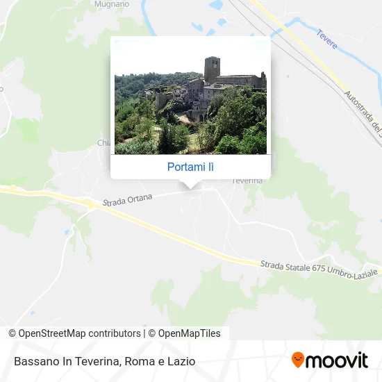 Mappa Bassano In Teverina