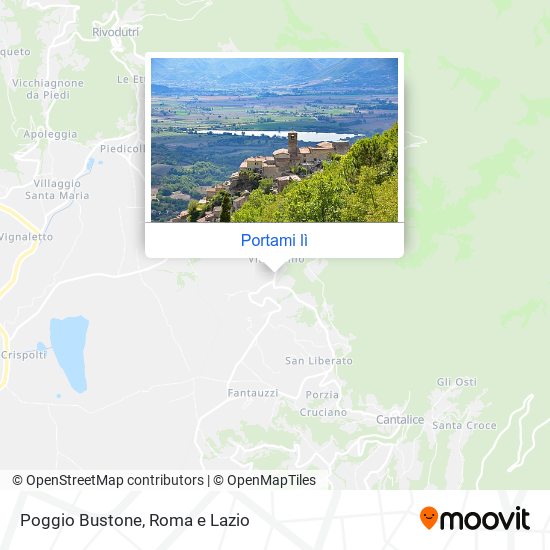 Mappa Poggio Bustone