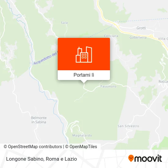 Mappa Longone Sabino