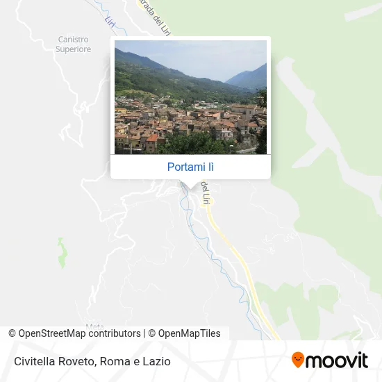Mappa Civitella Roveto