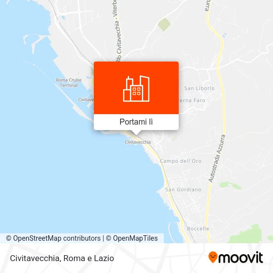 Mappa Civitavecchia