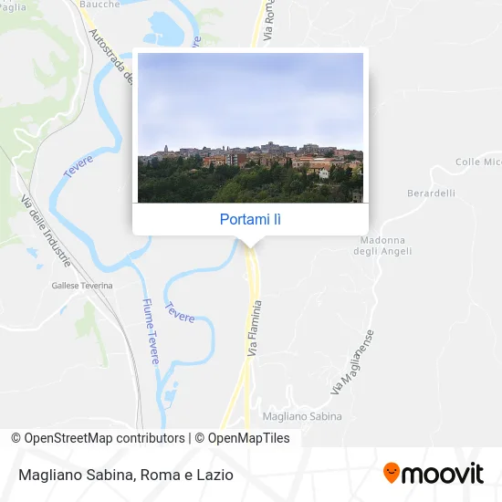 Mappa Magliano Sabina