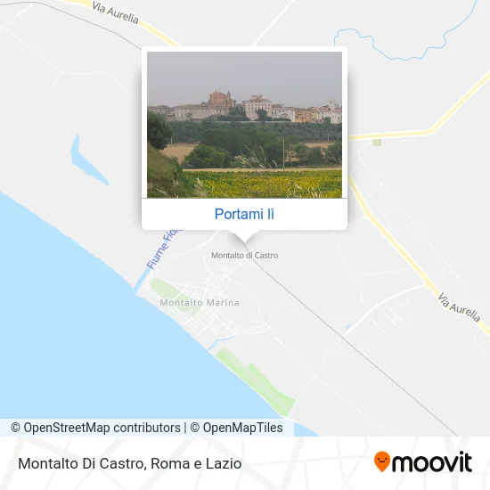 Mappa Montalto Di Castro