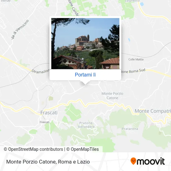 Mappa Monte Porzio Catone