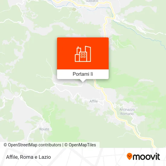 Mappa Affile