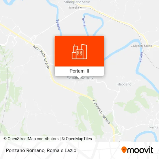 Mappa Ponzano Romano