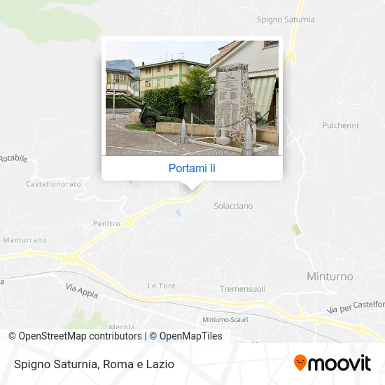 Mappa Spigno Saturnia