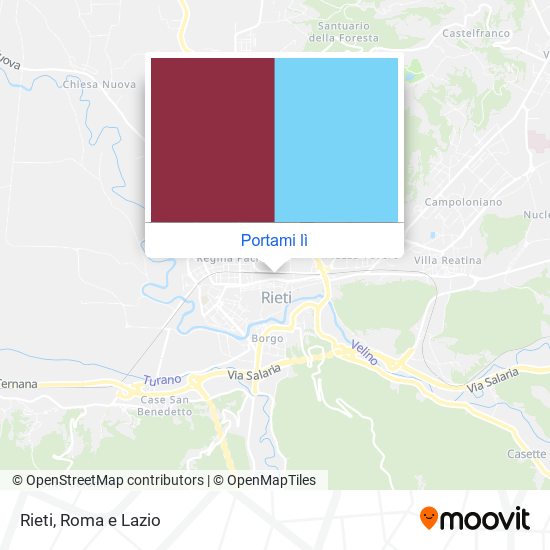 Mappa Rieti