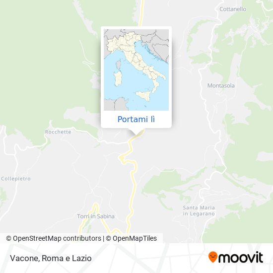 Mappa Vacone