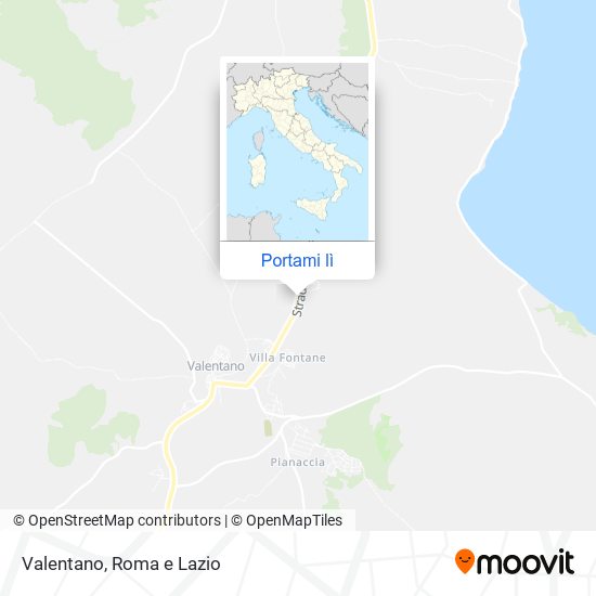 Mappa Valentano