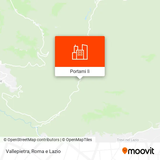 Mappa Vallepietra