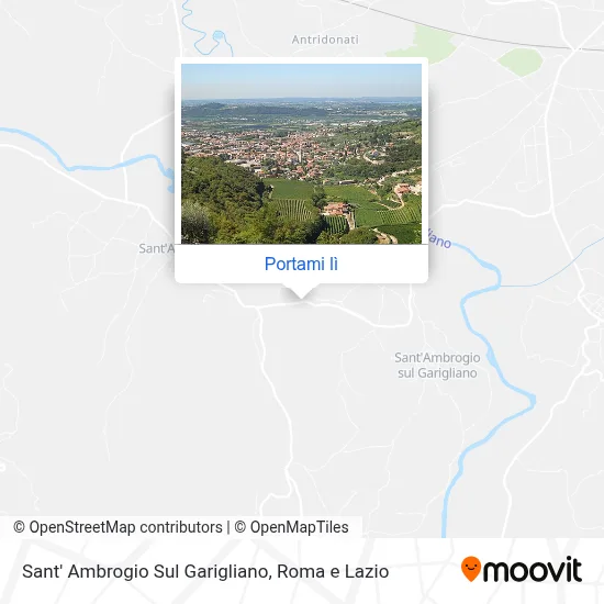 Mappa Sant' Ambrogio Sul Garigliano