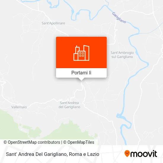 Mappa Sant' Andrea Del Garigliano