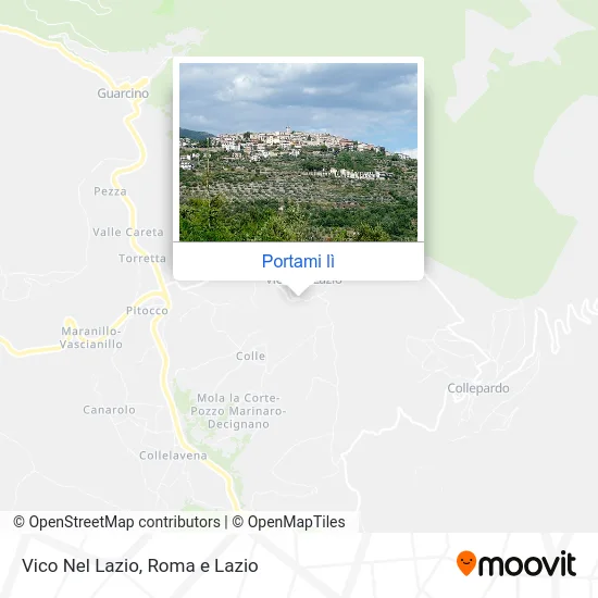 Mappa Vico Nel Lazio