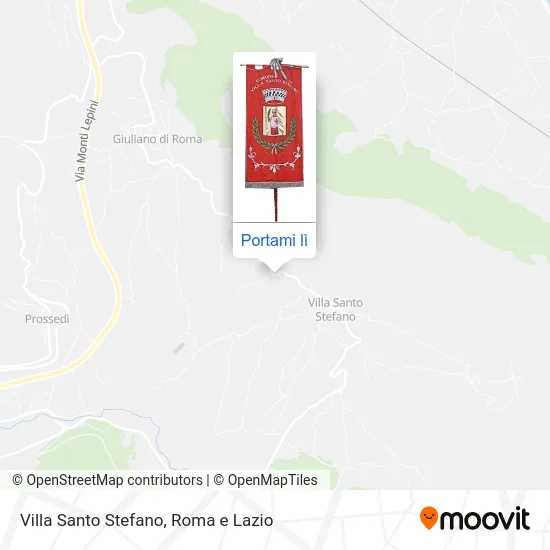 Mappa Villa Santo Stefano