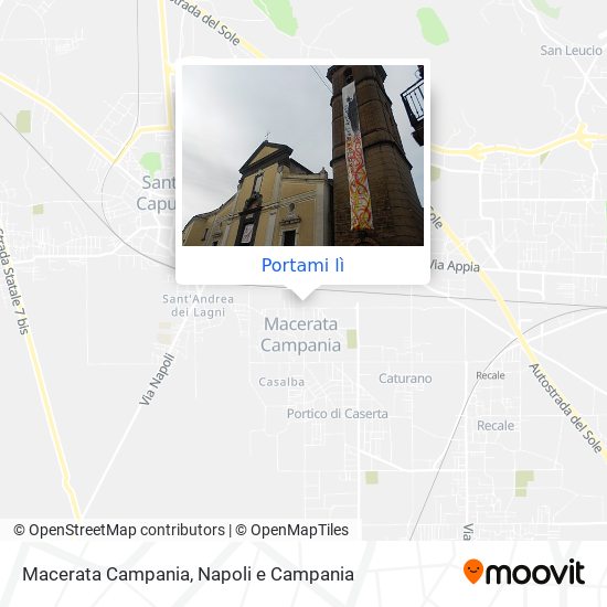 Mappa Macerata Campania