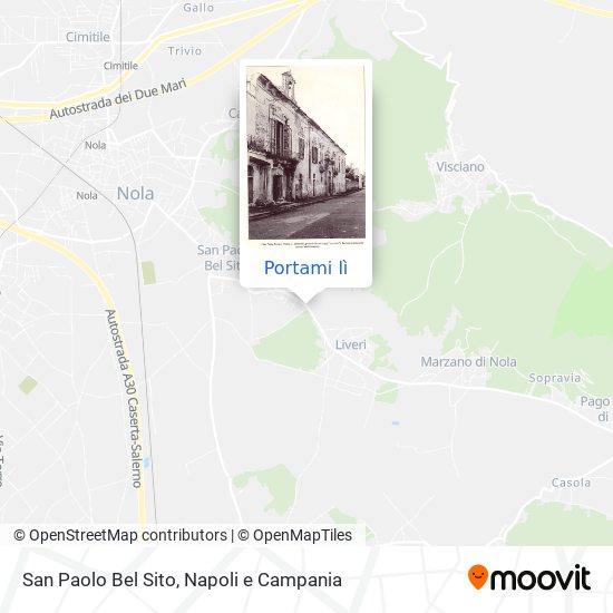 Mappa San Paolo Bel Sito