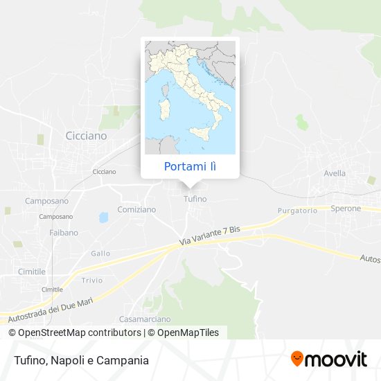 Mappa Tufino
