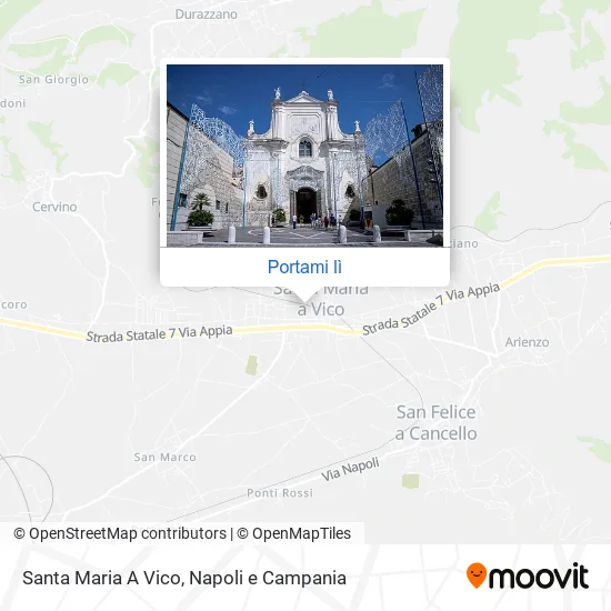 Mappa Santa Maria A Vico