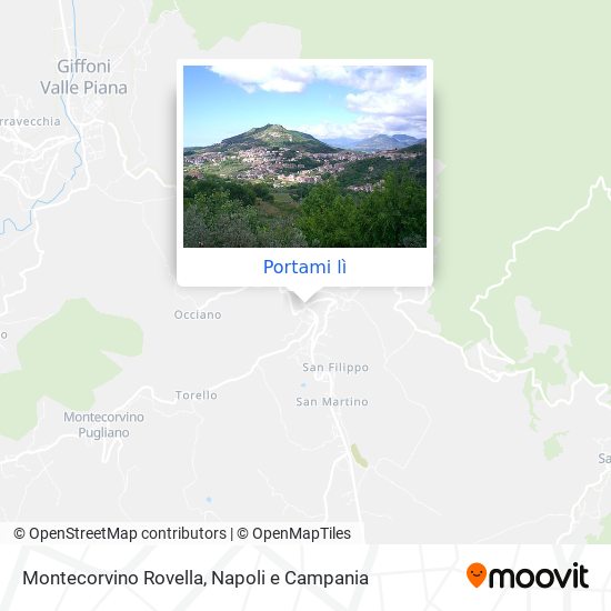 Mappa Montecorvino Rovella