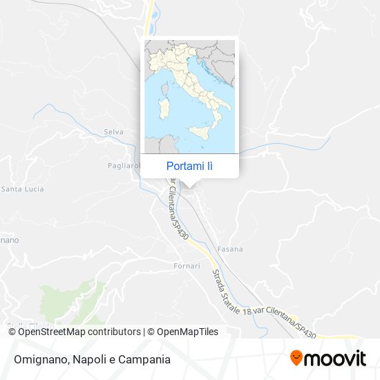 Mappa Omignano