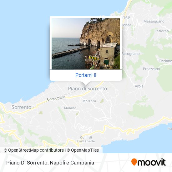 Mappa Piano Di Sorrento