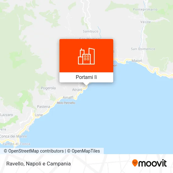 Mappa Ravello