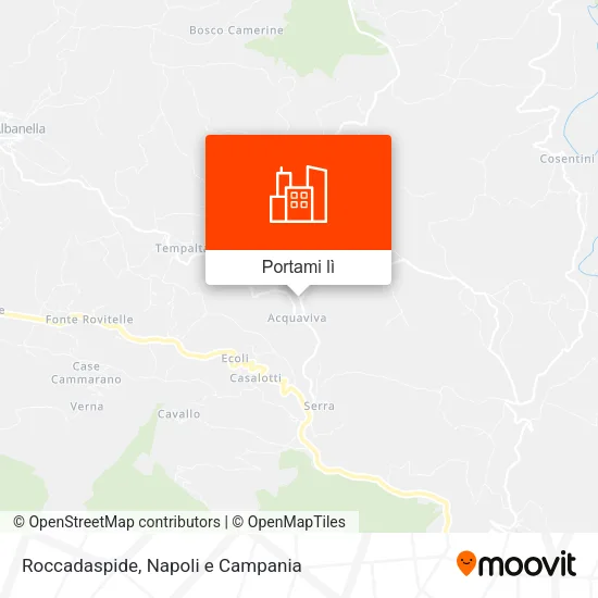 Mappa Roccadaspide