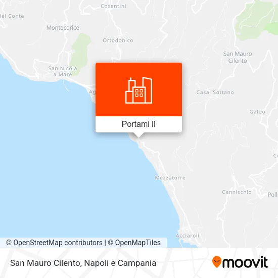 Mappa San Mauro Cilento