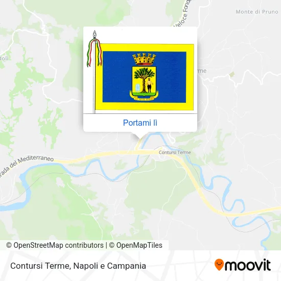 Mappa Contursi Terme