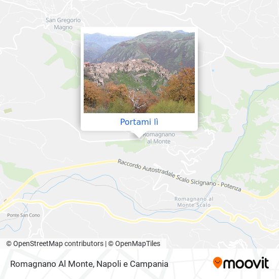 Mappa Romagnano Al Monte