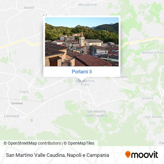 Mappa San Martino Valle Caudina