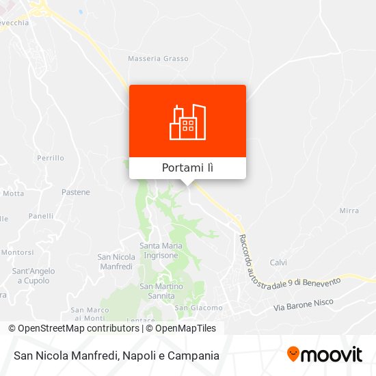 Mappa San Nicola Manfredi