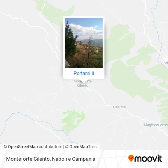 Mappa Monteforte Cilento