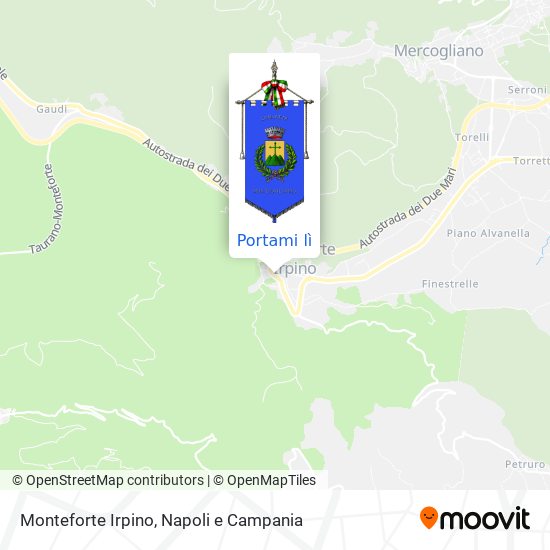Mappa Monteforte Irpino