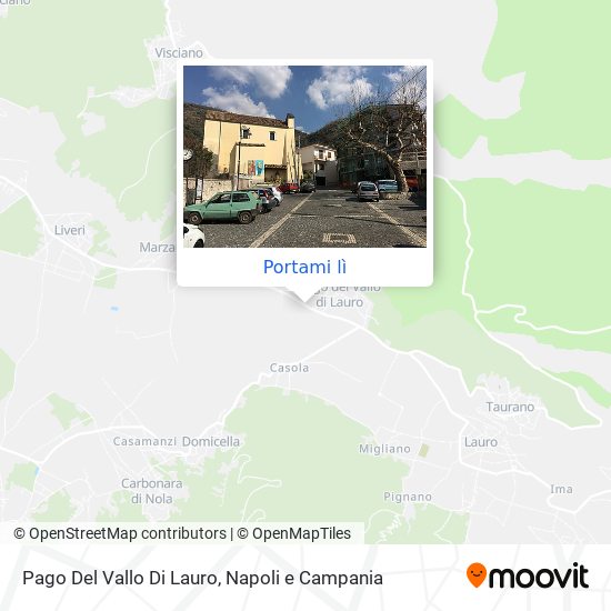 Mappa Pago Del Vallo Di Lauro