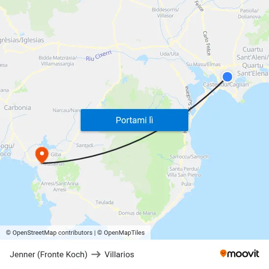 Jenner (Fronte Koch) to Villarios map