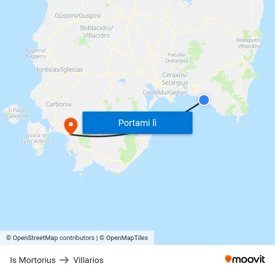 Is Mortorius to Villarios map