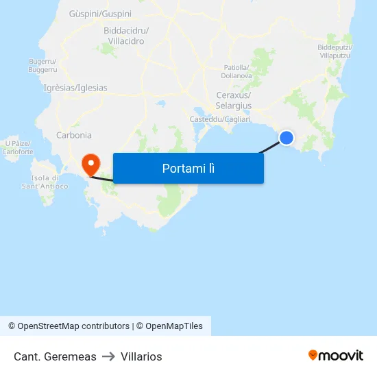 Cant. Geremeas to Villarios map