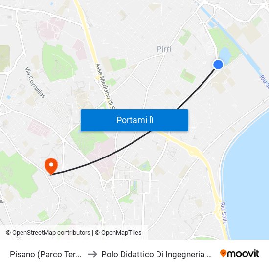 Pisano (Parco Terramaiani) to Polo Didattico Di Ingegneria E Architettura map