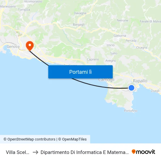 Villa Scelga to Dipartimento Di Informatica E Matematica map