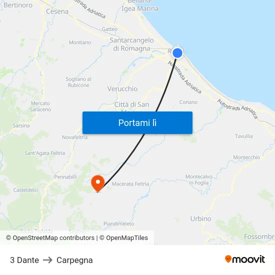 3 Dante to Carpegna map