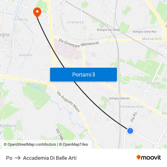 Po to Accademia Di Belle Arti map