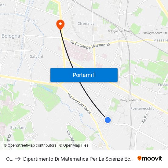 Orti to Dipartimento Di Matematica Per Le Scienze Economiche E Sociali map