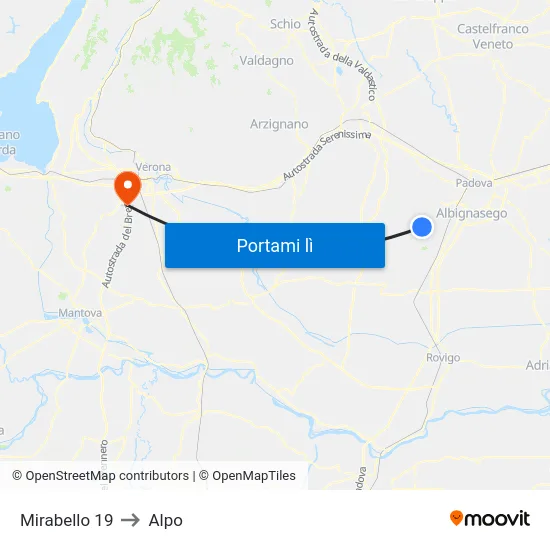 Mirabello 19 to Alpo map