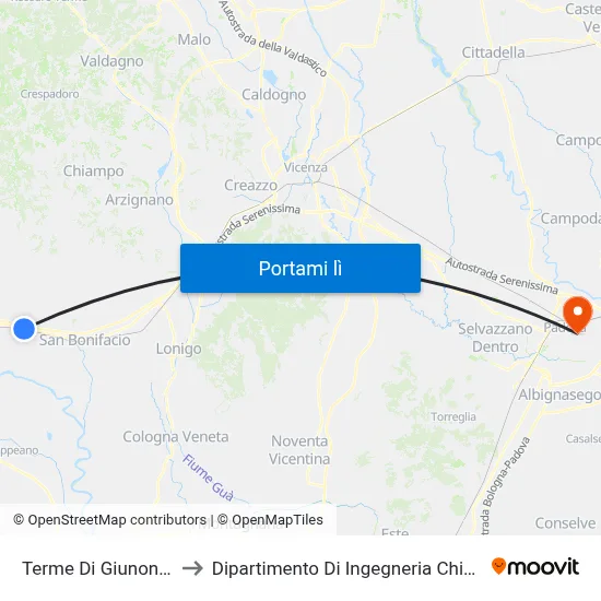 Terme Di Giunone A to Dipartimento Di Ingegneria Chimica map