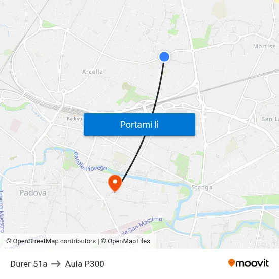 Durer 51a to Aula P300 map