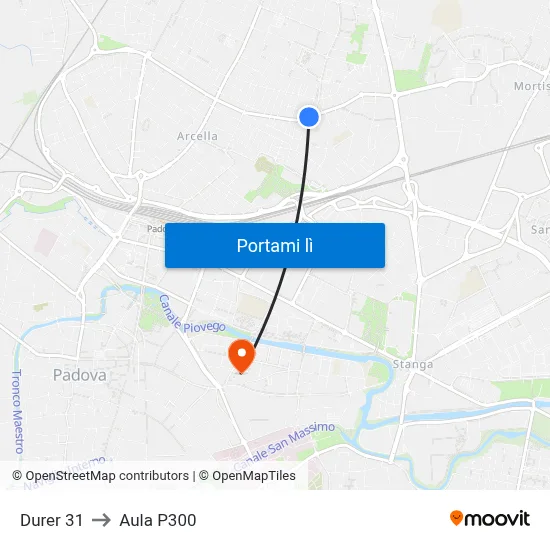 Durer 31 to Aula P300 map